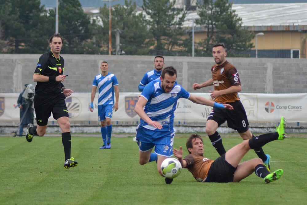 Sa utakmice Sutjeska - Budućnost u Nikšiću, Foto: Milan Šapurić