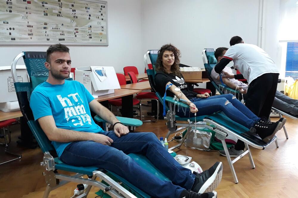 Danas na Ekonomskom fakultetu, Foto: Zavod za transfuziju