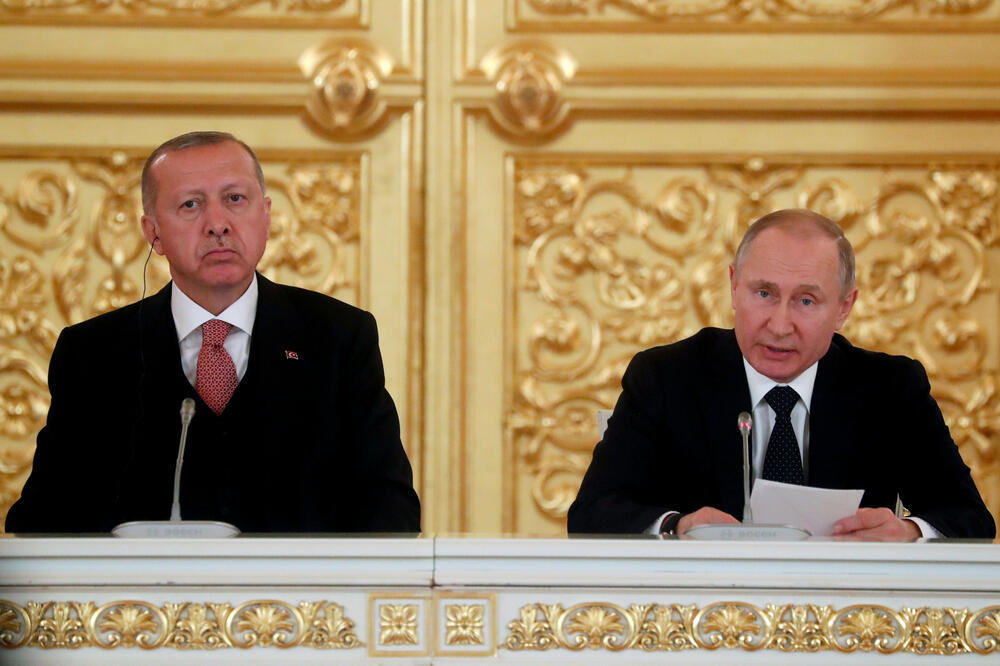 Redžep Tajip Erdogan i Vladimir Putin, Foto: Reuters