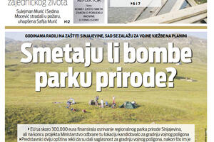 Naslovna strana "Vijesti" za 9. april