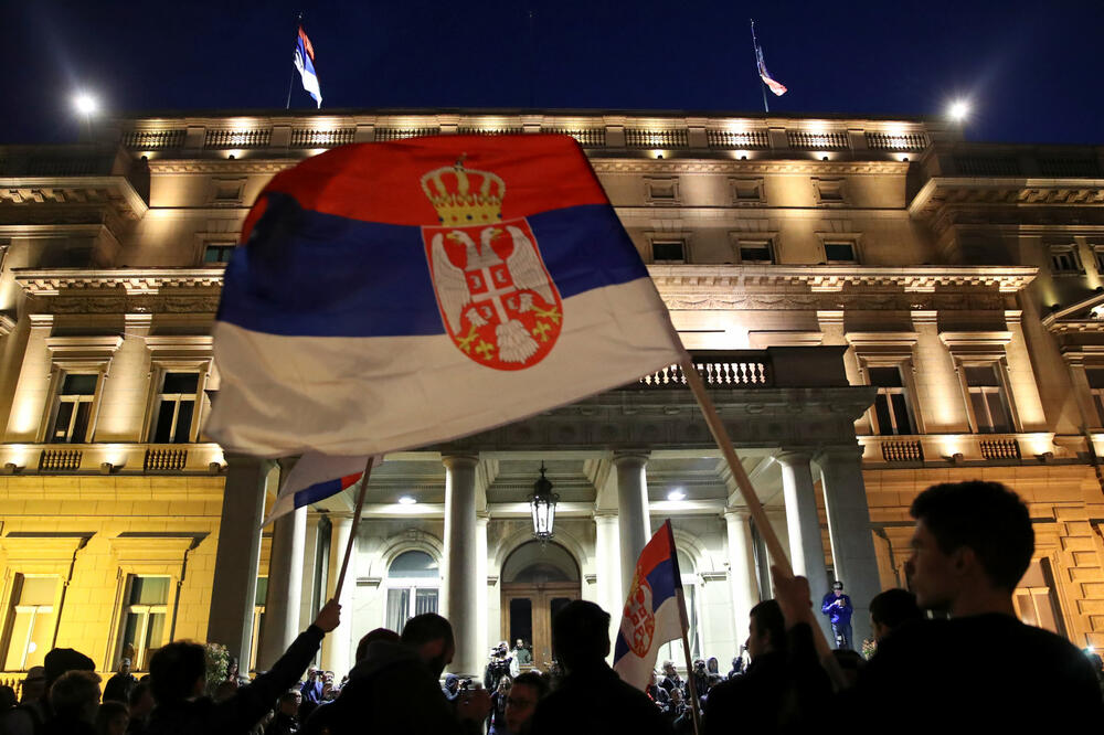 Sa protesta u Beogradu, Foto: Reuters