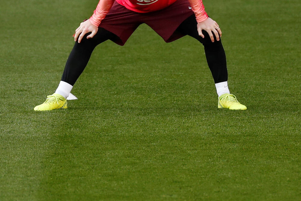 Leo Mesi sinoć na Old trafordu, Foto: Reuters