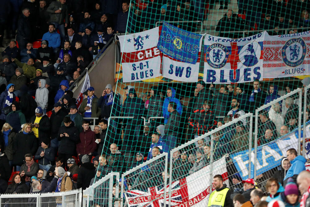Navijači Čelsija u Pragu, Foto: Reuters