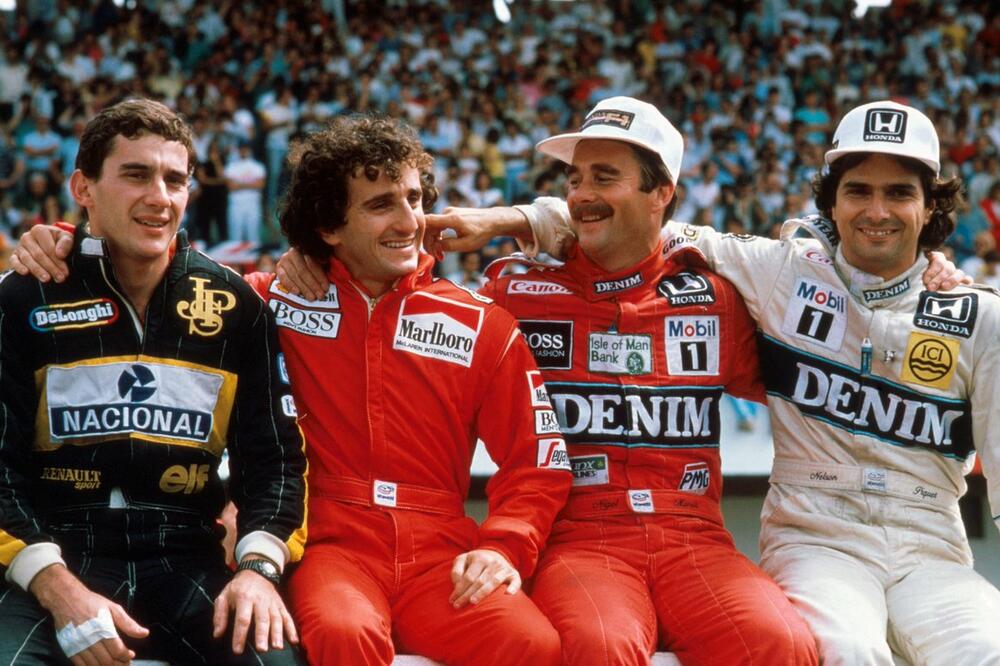 Legende Formule 1: Sena, Prost, Mensel i Pike