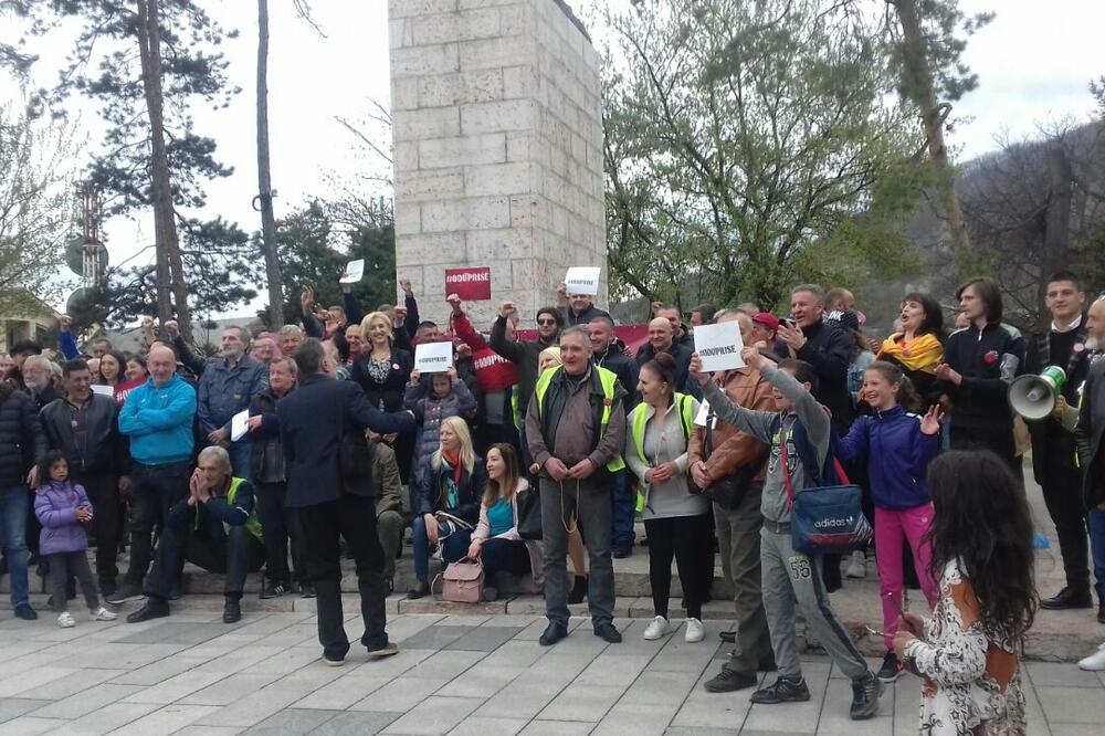 Sa gradskog trga u Bijelom Polju, Foto: Jadranka Ćetković