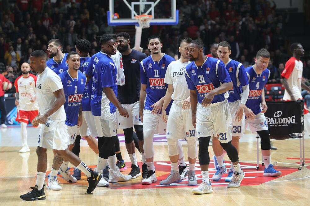 Traže prekid crnog niza protiv Zvezde: Kosarkaši Budućnosti pred početak prve utakmice finala, Foto: Branislav Božić/Beta