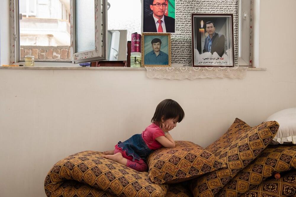Sofija Šams napunila je tri godine na godišnjicu smrti svog oca, Foto: Nytimes.com