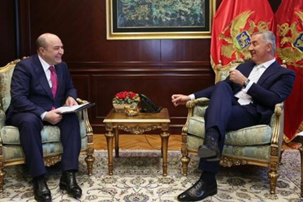 Hasanov i Đukanović, Foto: Služba za informisanje Predsjednika Crne Gore