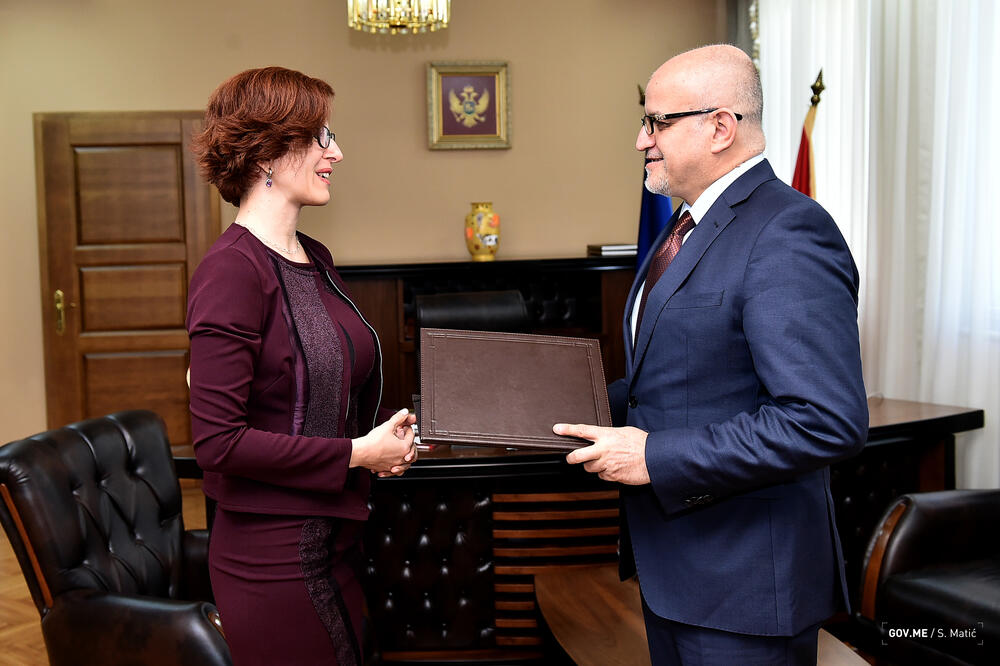 Gašparikova i Darmanović, Foto: Vlada Crne Gore