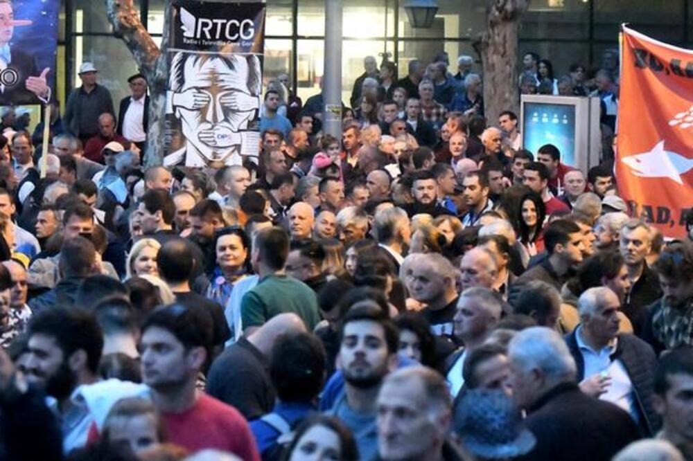 Sa poljednjeg protesta u Podgoric, Foto: Savo PrelevićSavo Prelević