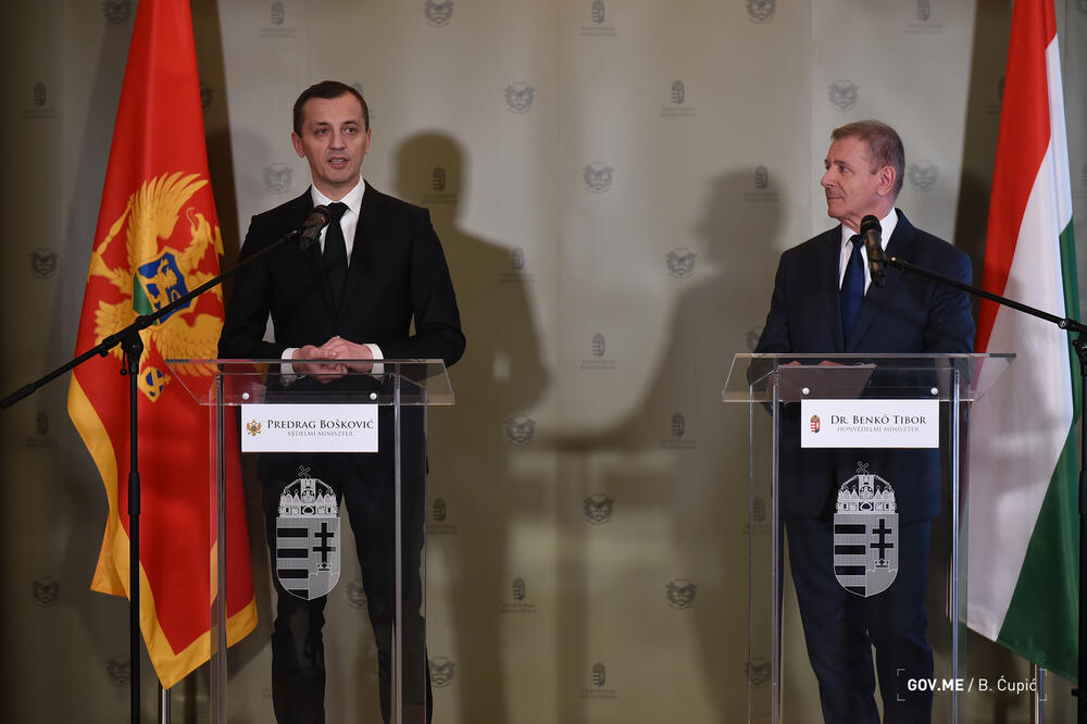 Bošković i mađarski ministar odbrane Tibor Benko, Foto: Ministarstvo odbrane