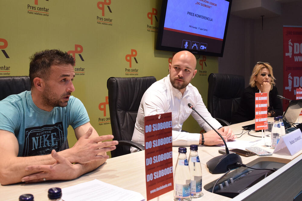 Sa presa pokreta "Do slobode", Foto: Luka Zeković