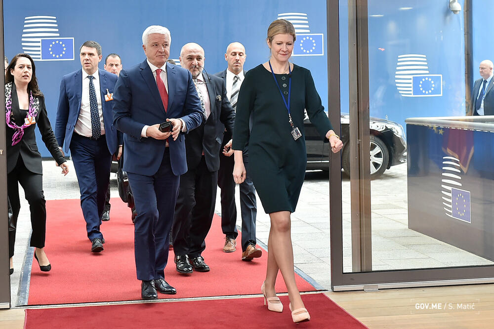 Marković u Briselu, Foto: Saša Matić/gov.me