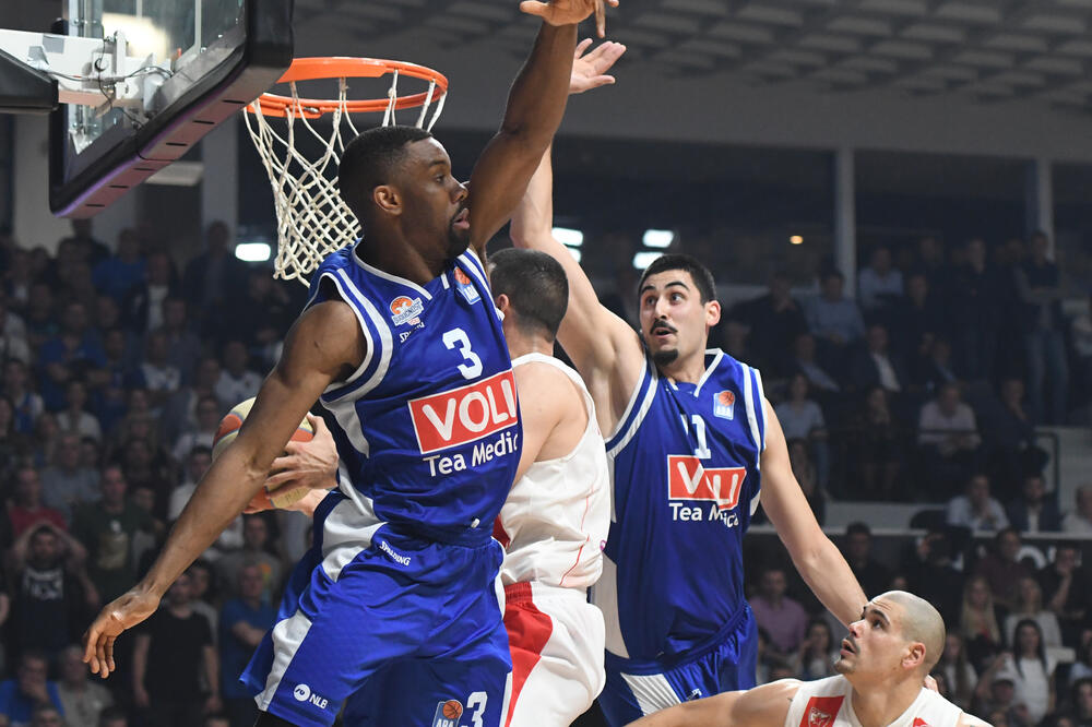 Sa utakmice Budućnost Voli - Crvena zvezda, Foto: Savo PRELEVIĆ