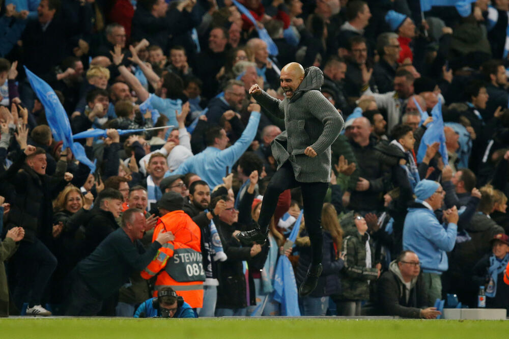 Pep Gvardiola se uzalud radovao, Foto: Reuters