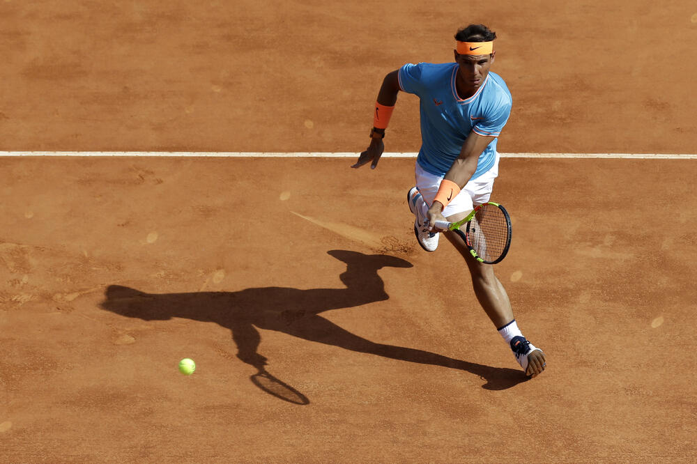 Nadal na meču sa Peljom, Foto: AP