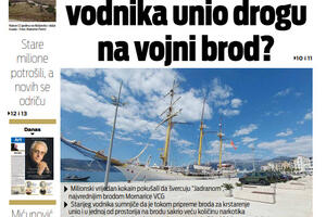 Naslovna strana "Vijesti" za 20. april