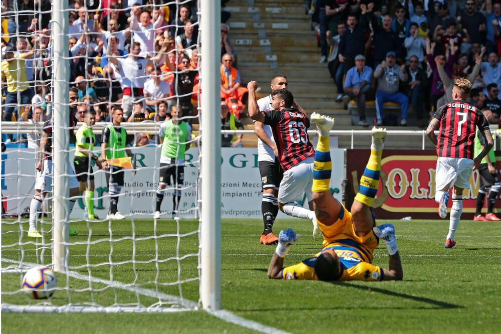 Kastiljeho postiže gol za Milan, Foto: ANSA