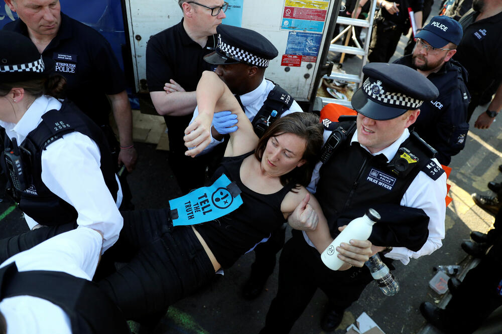Sa protesta u Londonu, Foto: Reuters