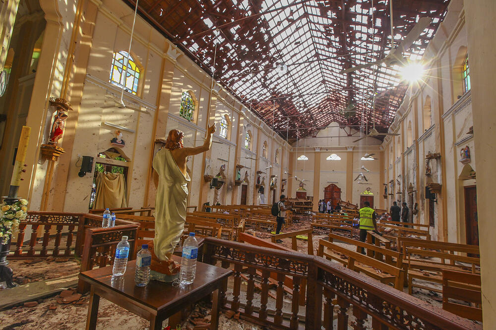 Većinu napada su izveli bombaši samoubice: Crkva Svetog Sebastijana, Foto: Chamila Karunarathne/AP