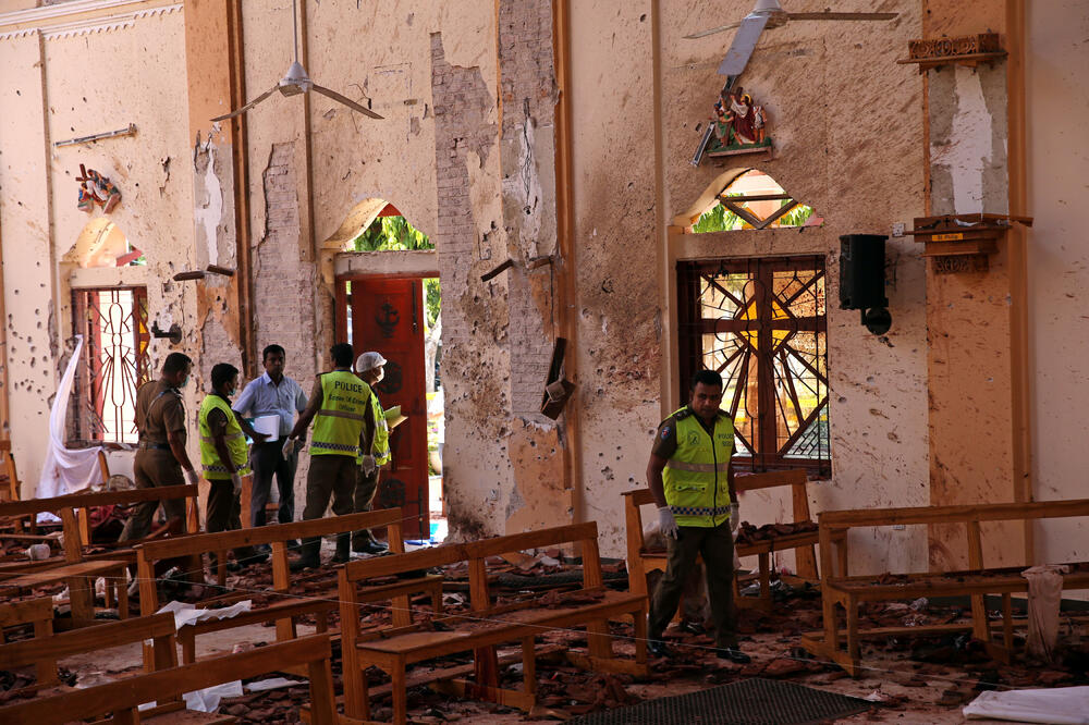Posljedice jučerašnjeg napada u crkvi Sv. Sebastijana, Foto: Reuters