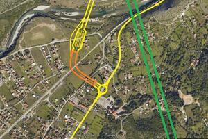 Upozorenje sa ognjišta ispod petlje Smokovac