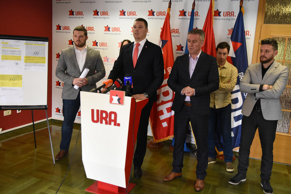 Sa jučerašnje pres kongerencije GP URA, Foto: Savo Prelević