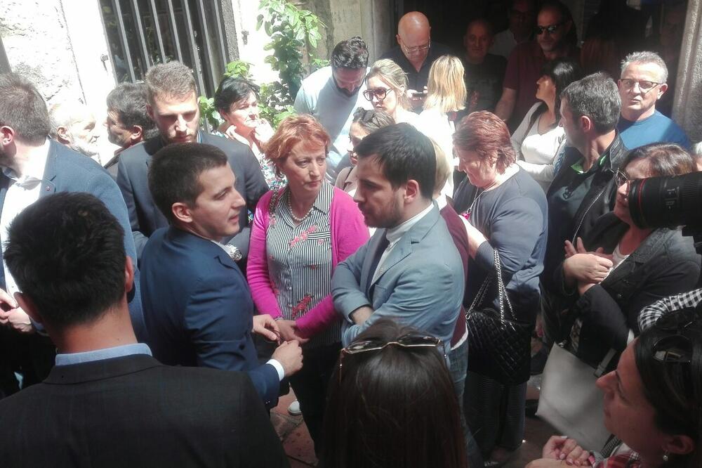 Bečić i Jokić danas u Kotoru, Foto: Demokratska Crna Gora