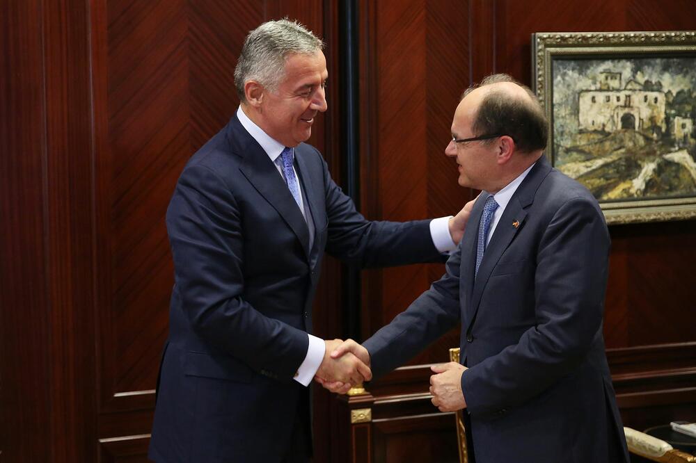 Đukanović i Šmit, Foto: Kabinet predsjednika Crne Gore