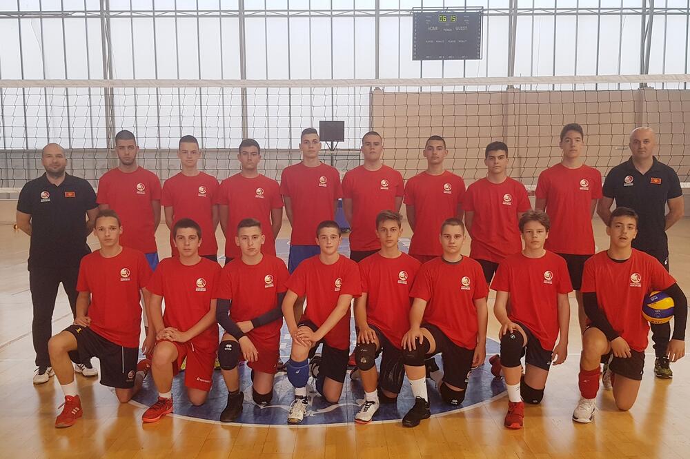 Muška pionirska odbojkaška reprezentacija, Foto: OSCG