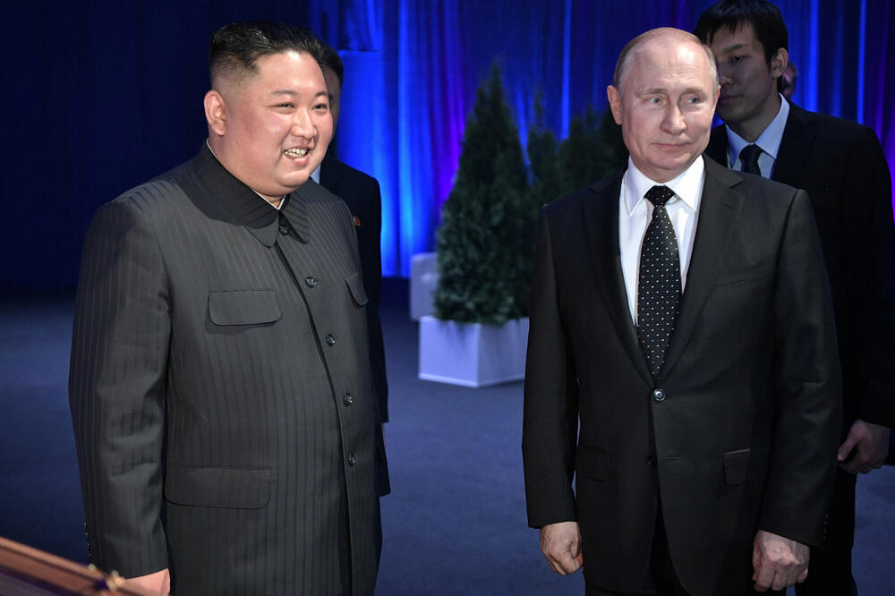 Kim Džong Un i Vladimir Putin, Foto: Reuters