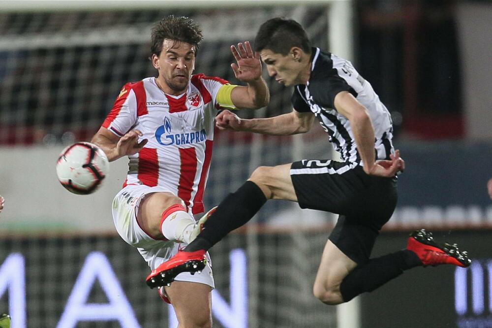Sa utakmice Crvena zvezda - Partizan, Foto: BRANISLAV BOZIĆ