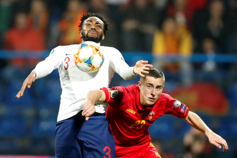 Sa utakmice Crna Gora - Engleska, Foto: Reuters