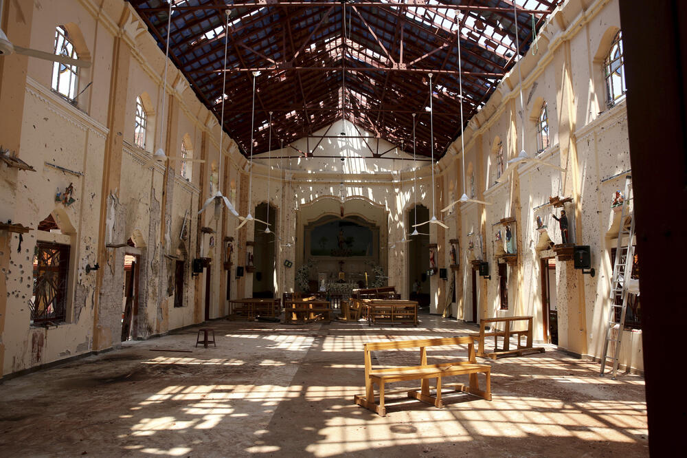 Crkva Sv. Sebastijana nakon napada, Foto: Manish Swarup/AP