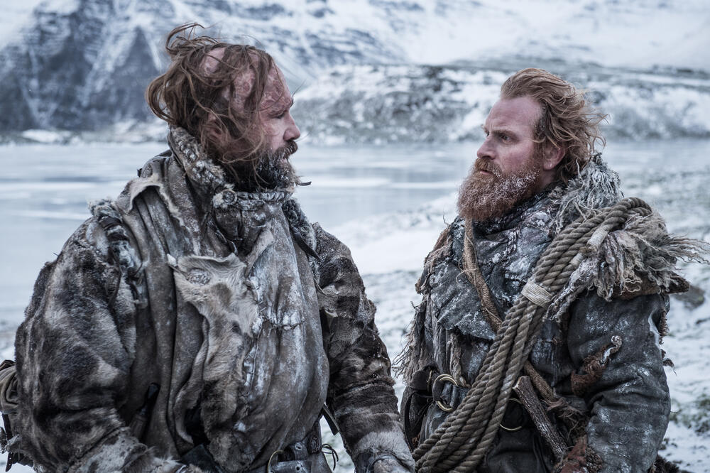 Rori Meken i Kristofer Hivju u seriji “Igra prijestola”, Foto: HELEN SLOAN / HBO