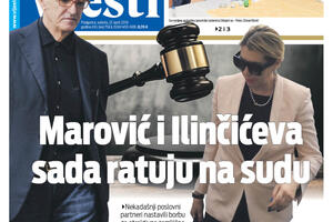 Naslovna strana "Vijesti" za 27. april
