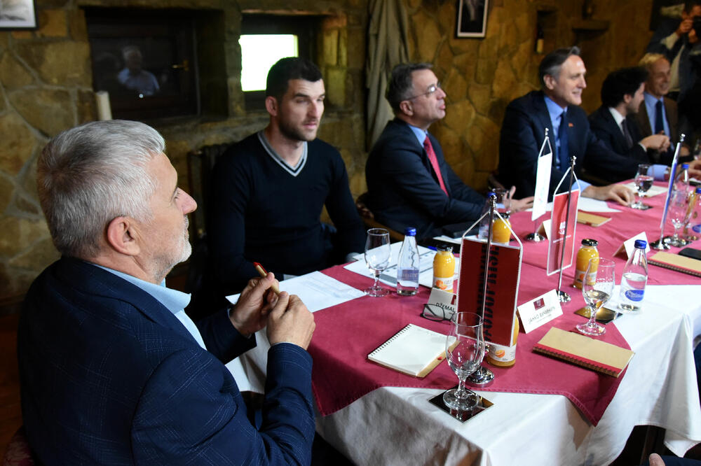 Ima li i dalje jedinstva: Sa sastanka opozicionih lidera, Foto: Boris Pejović