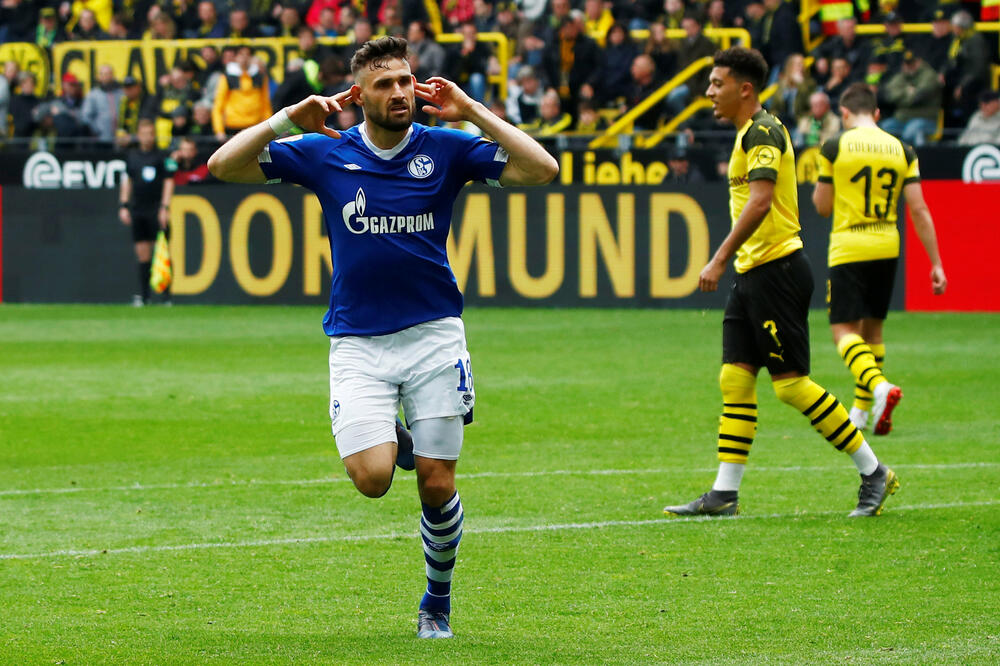 Danijel Kaliđuri slavi gol u Dortmundu, Foto: Reuters