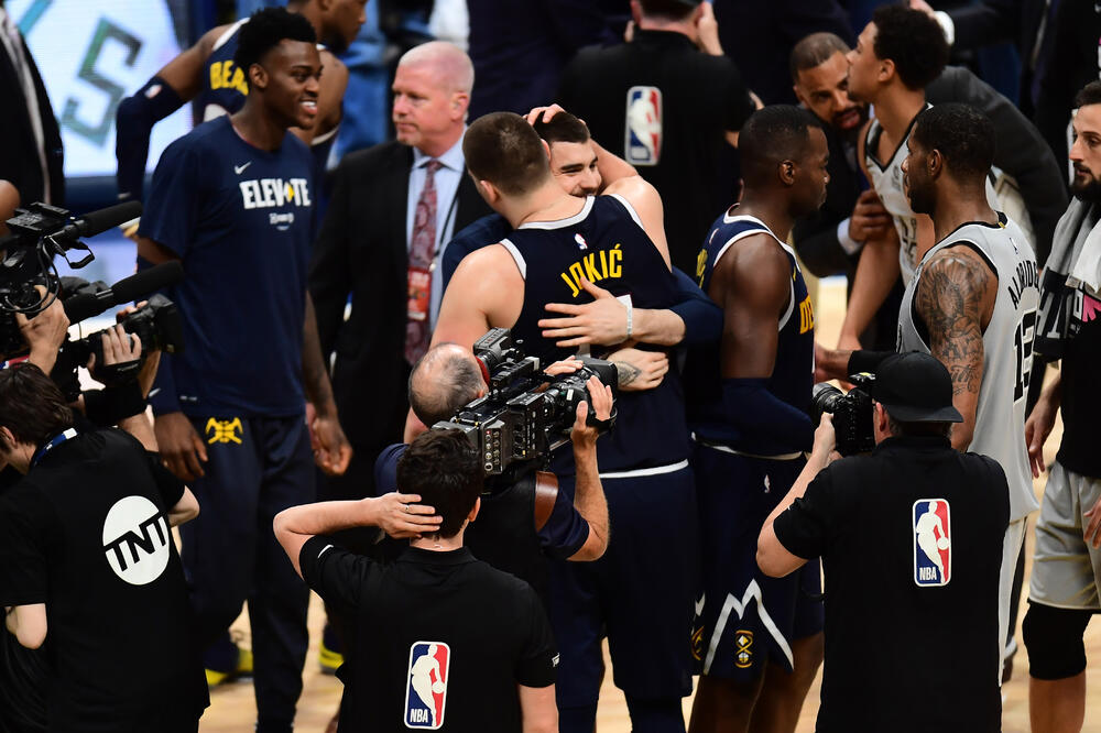 Slavlje Jokića i drugova, Foto: Reuters