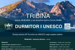 Tribina "Durmitor i UNESCO": Dajte vaš doprinos u očuvanju ovog...