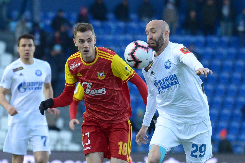 Đorđević na današnjem meču, Foto: Twitter