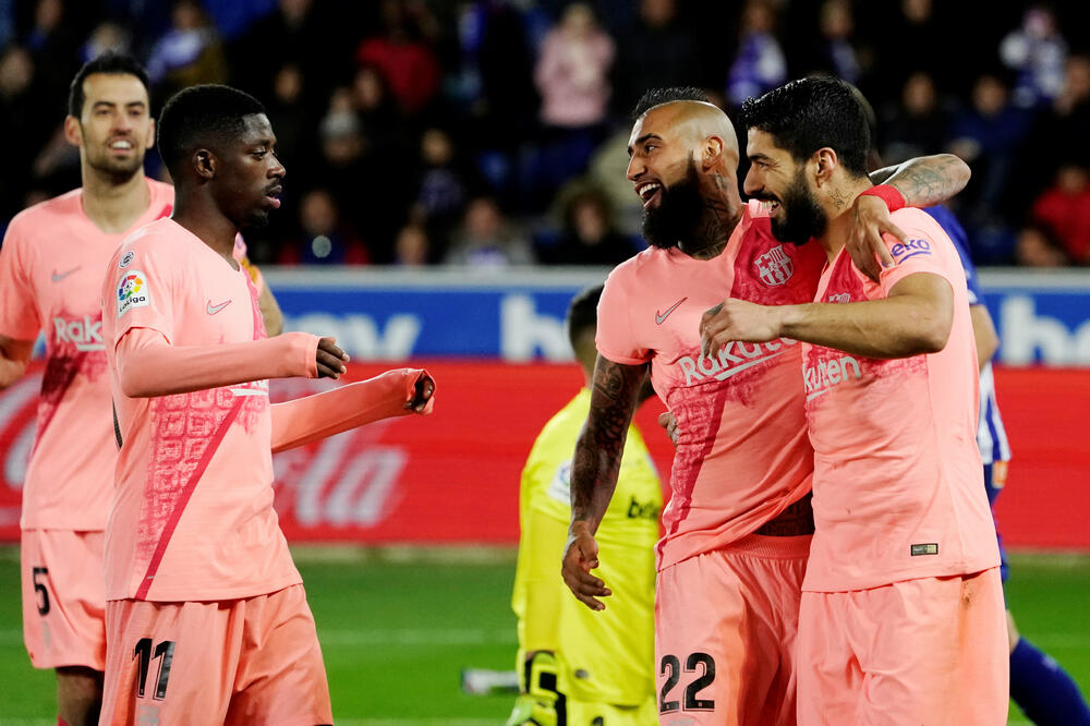 Igrači Barselone, Foto: Reuters