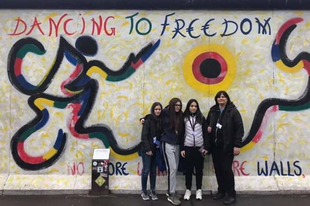 Sa profesoricom u Berlinu, Foto: Privatna arhiva