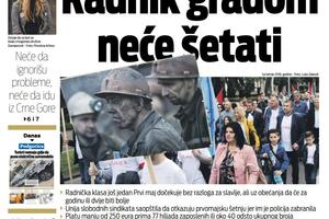 Naslovna strana "Vijesti" za 1. i 2. maj