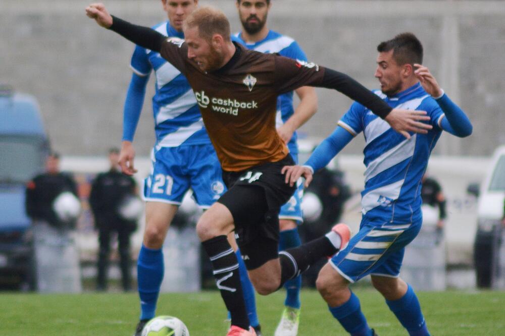 Sa utakmice Sutjeska - Budućnost, Foto: Milan Šapurić