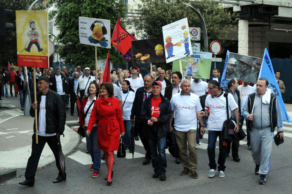 Sa ranijih protesta sindikalaca, Foto: Luka Zeković