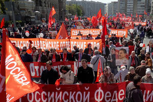 Na Crvenom trgu oko 100.000 ljudi proslavilo 1. maj