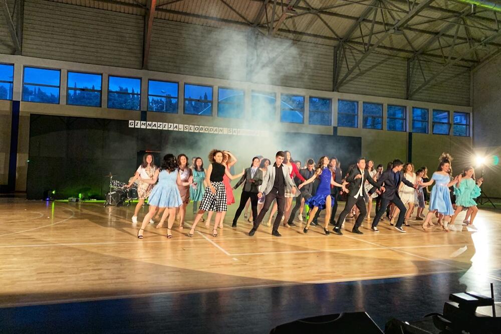 Sa izvođenja mjuzikla, Foto: Privatna arhiva