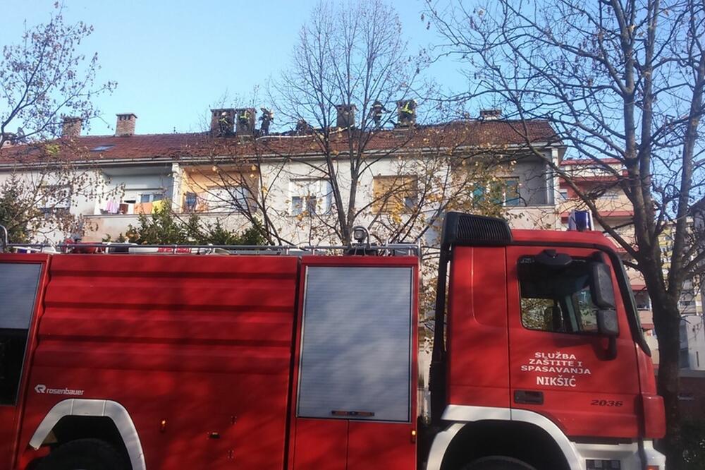 Vatrogasci u Nikšiću, Foto: Svetlana Mandić