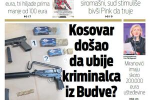 Naslovna strana "Vijesti" za 3. maj